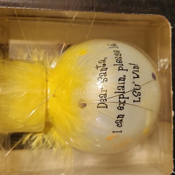 Set of 3 LSU Glass Ball Ornaments - Picture 2 of 5